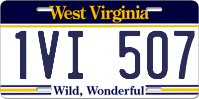 WV license plate 1VI507