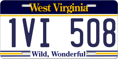 WV license plate 1VI508
