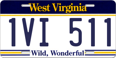 WV license plate 1VI511