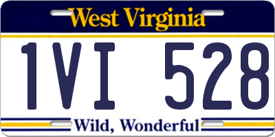 WV license plate 1VI528
