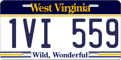 WV license plate 1VI559