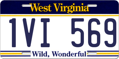 WV license plate 1VI569