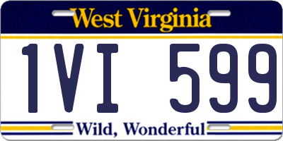 WV license plate 1VI599