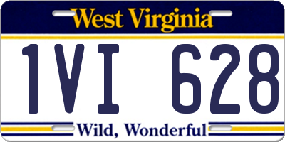 WV license plate 1VI628
