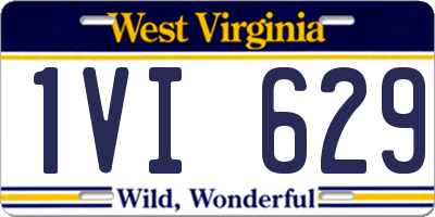 WV license plate 1VI629