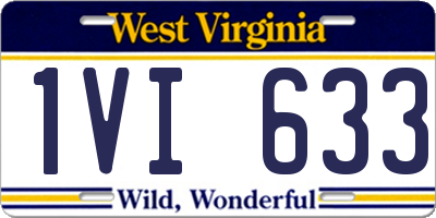 WV license plate 1VI633