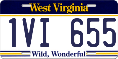 WV license plate 1VI655