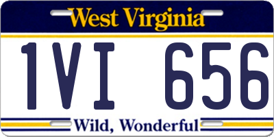 WV license plate 1VI656