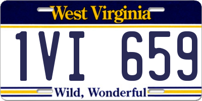 WV license plate 1VI659