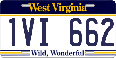 WV license plate 1VI662