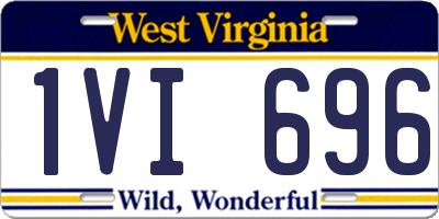 WV license plate 1VI696