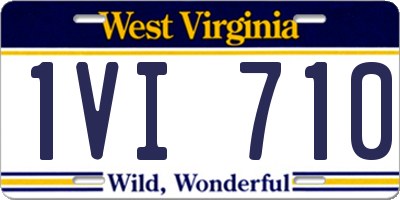 WV license plate 1VI710