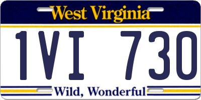 WV license plate 1VI730