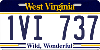 WV license plate 1VI737