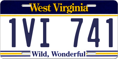 WV license plate 1VI741