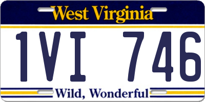 WV license plate 1VI746