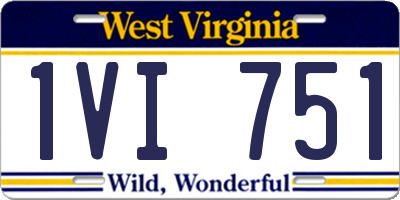 WV license plate 1VI751