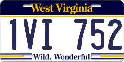 WV license plate 1VI752