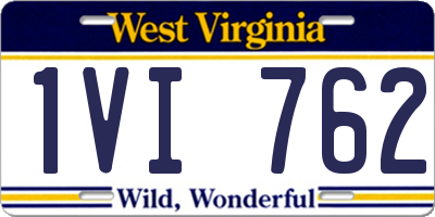 WV license plate 1VI762