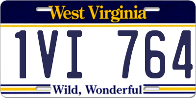 WV license plate 1VI764