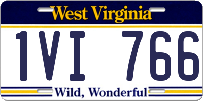 WV license plate 1VI766