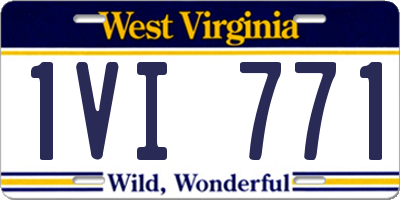 WV license plate 1VI771