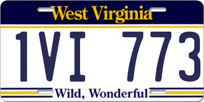 WV license plate 1VI773