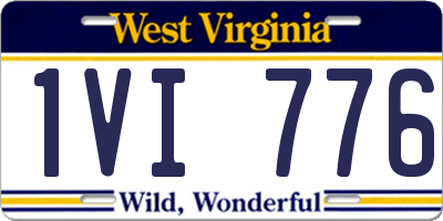 WV license plate 1VI776