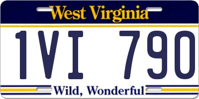 WV license plate 1VI790