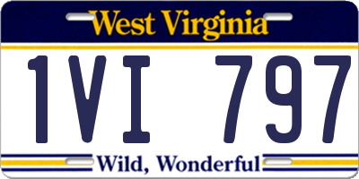 WV license plate 1VI797