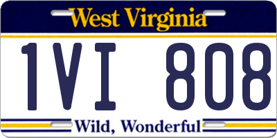 WV license plate 1VI808