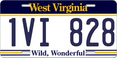 WV license plate 1VI828