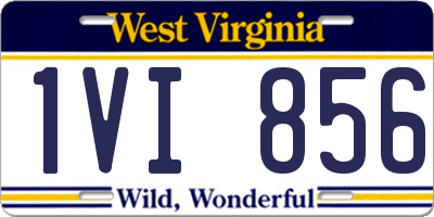 WV license plate 1VI856