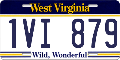 WV license plate 1VI879