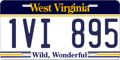 WV license plate 1VI895
