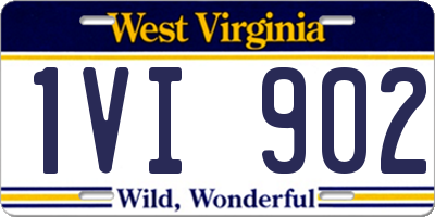 WV license plate 1VI902