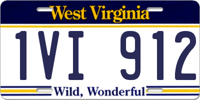 WV license plate 1VI912