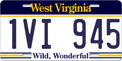 WV license plate 1VI945