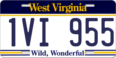 WV license plate 1VI955