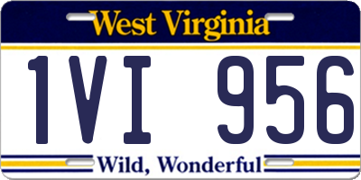 WV license plate 1VI956