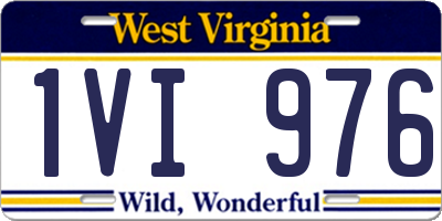 WV license plate 1VI976