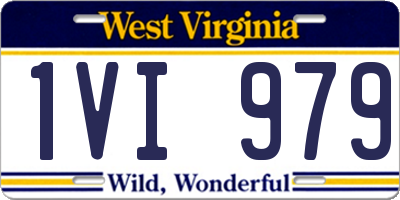 WV license plate 1VI979