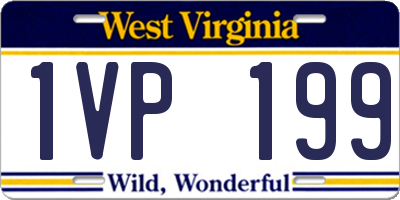 WV license plate 1VP199