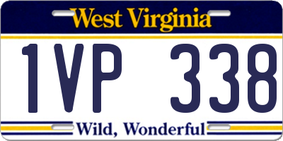 WV license plate 1VP338