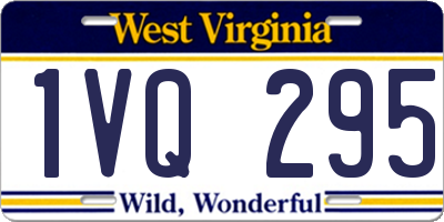 WV license plate 1VQ295