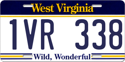 WV license plate 1VR338