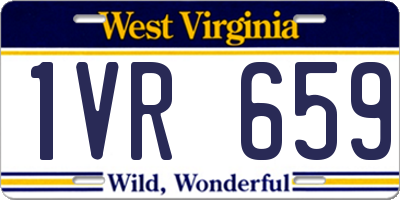 WV license plate 1VR659