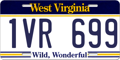 WV license plate 1VR699