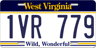 WV license plate 1VR779