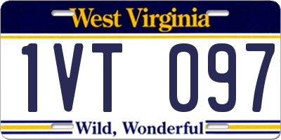 WV license plate 1VT097